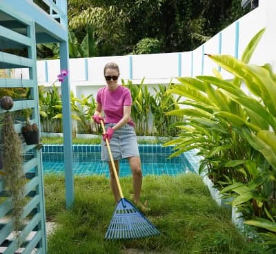 Yard cleaning